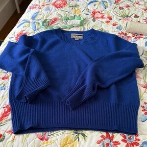 JCREW Blue Crewneck Sweater